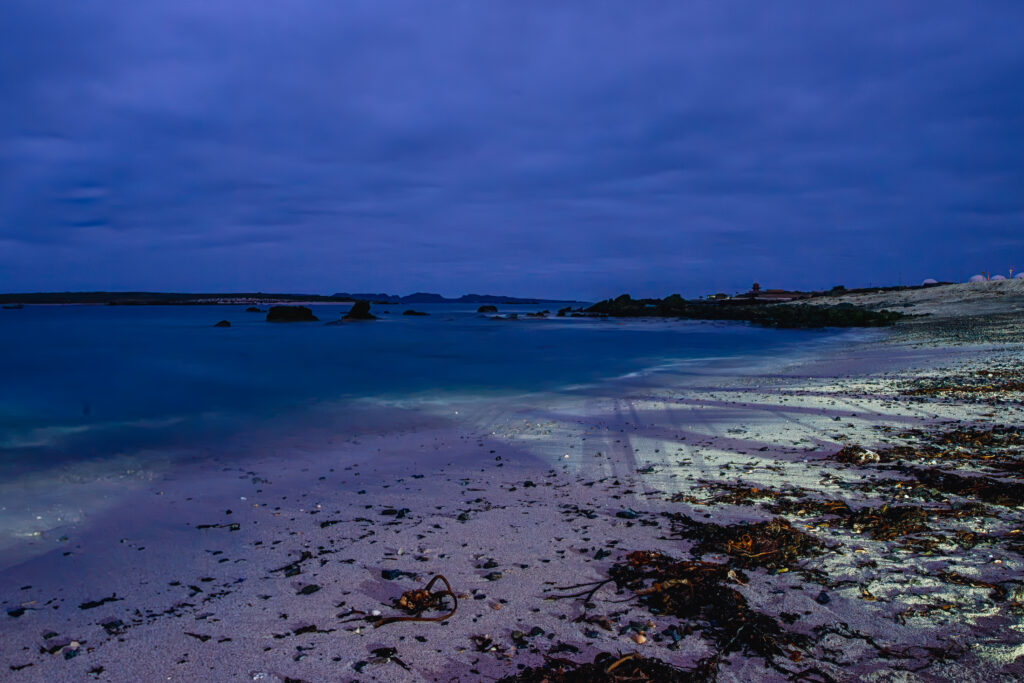 Playa de Punta de Choros al anochecer