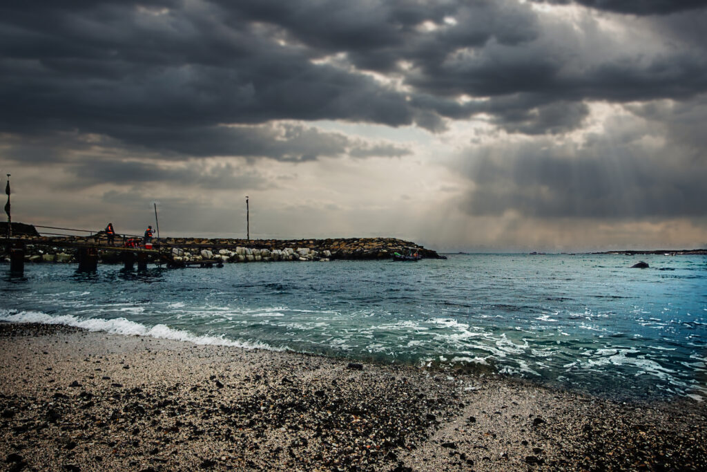 Playa y muelle de Punta de Choros